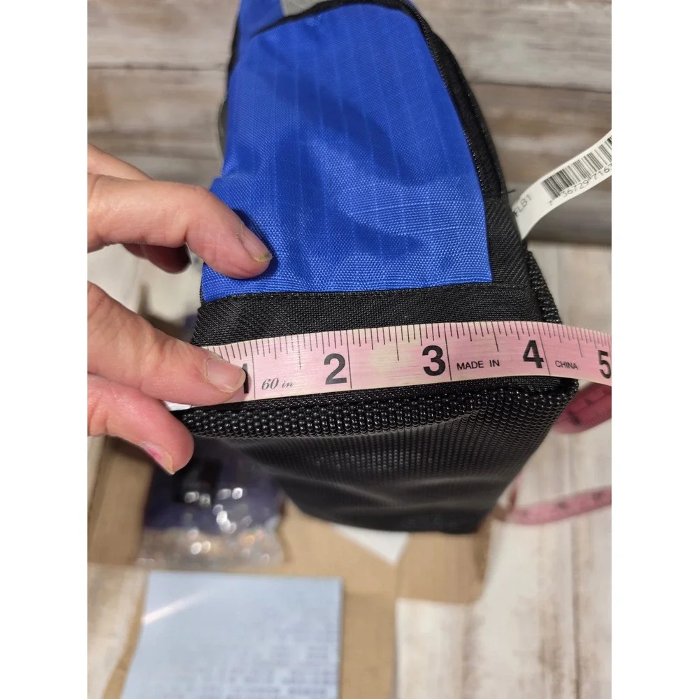 Glacier Gear Lunch Cooler Bag Blue Grey Black Insulated with Glacier Ice Pack